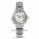 Cartier Ballon Bleu 33MM Stainless Steel Silver Dial W6920084 PHQU89 - Beverly Hills Watch Company