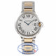 Cartier Ballon Bleu Midsize Yellow Gold Stainless Steel Silver Dial W69008Z3 R86UNP - Beverly Hills Watch Store