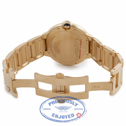 Cartier Ballon Bleu 18k Yellow Gold Large W69005Z2 LHR57Q - Beverly Hills Watch Company Watch Store
