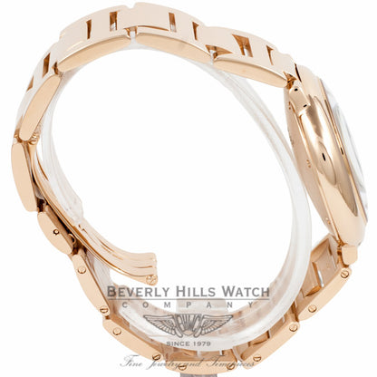 Cartier Ballon Bleu Medium 18k Rose Gold Silver Dial Automatic W69004Z2 84MP97 - Beverly Hills Watch Company Watch Store