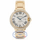 Cartier Ballon Bleu Large 18k Yellow Gold Diamond Bezel WE9007Z3 TTZT1C - Beverly Hills Watch Company Watch Store