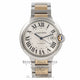 Cartier Ballon Bleu Large 18k Yellow Gold Stainless Steel Silver Dial W69009Z3 RWTRDL - Beverly Hills Watch Company