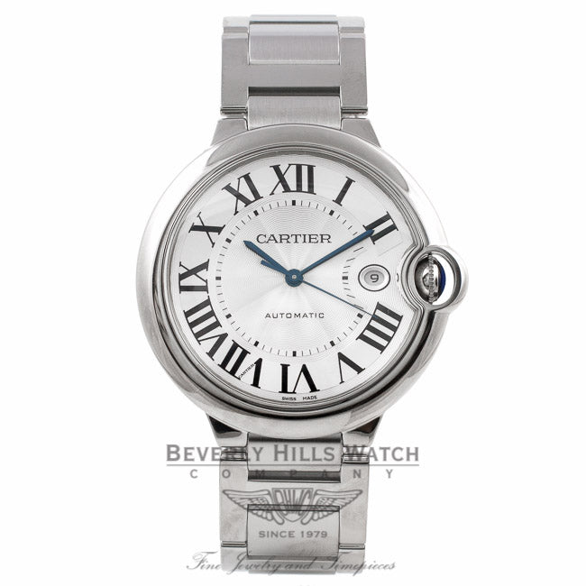 Cartier Ballon Bleu Large Stainless 42mm Steel W69012Z4 WZ0917 - Beverly Hills Watch Company Watch Store