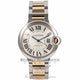 Cartier Ballon Bleu Medium 36mm Yellow Gold Stainless Steel Automatic W6920047 WDK116 - Beverly Hills Watch Company Watch Store
