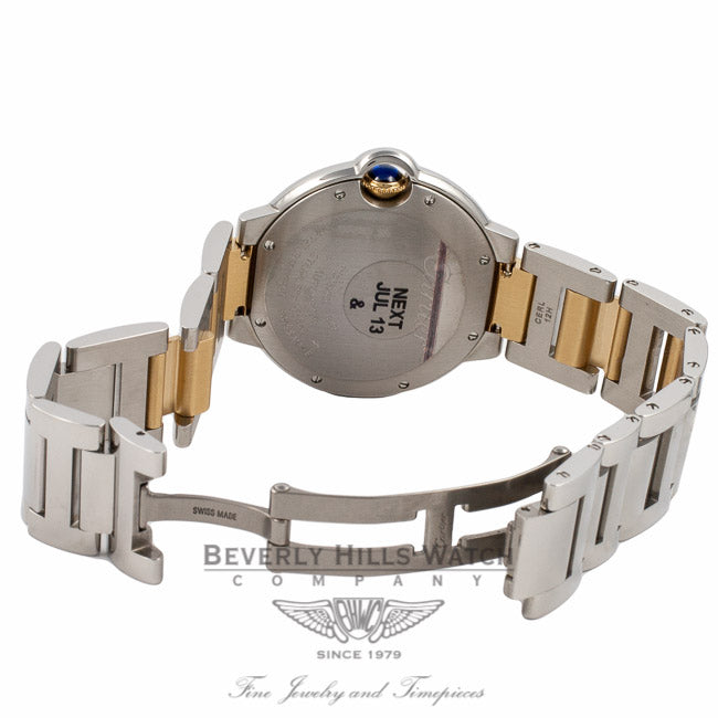 Cartier Ballon Bleu Medium 36mm Yellow Gold Stainless Steel Automatic W6920047 WDK116 - Beverly Hills Watch Company Watch Store