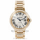 Cartier Ballon Bleu Medium Yellow Gold Diamond Bezel Automatic Silver Dial WE9004Z3 QUKJDM - Beverly Hills Watch Company Watch Store