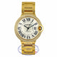 Cartier Ballon Bleu 36mm Medium Yellow Gold Diamond Bezel WE9004Z3 NY5YJP - Beverly Hills Watch Company
