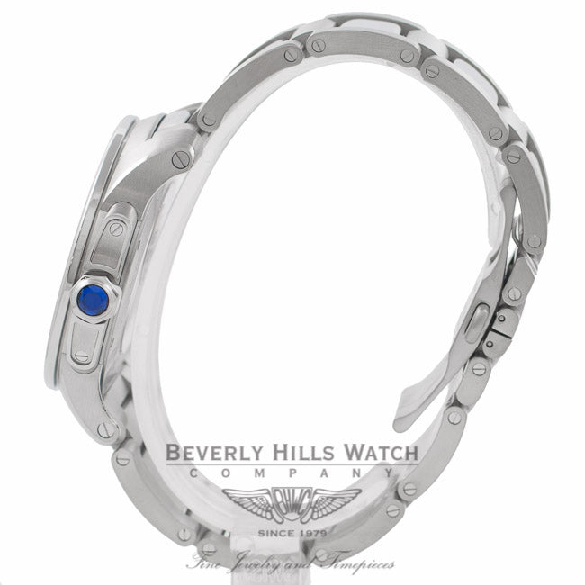 Cartier Calibre 42MM Automatic Steel Watch Black Dial Watch W7100016 ISYZ4W - Beverly Hills Watch Company Watch Store