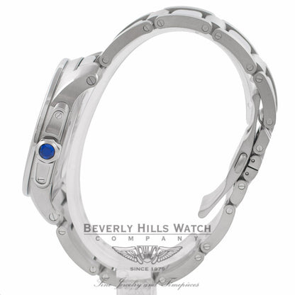 Cartier Calibre 42MM Automatic Steel Watch Black Dial Watch W7100016 ISYZ4W - Beverly Hills Watch Company Watch Store