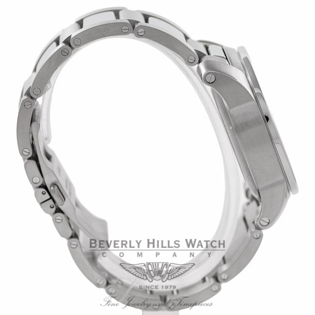 Cartier Calibre De Cartier Chronograph 42MM Stainless Steel Silver Dial W7100045 P21YZA - Beverly Hills Watch Company Watch Store