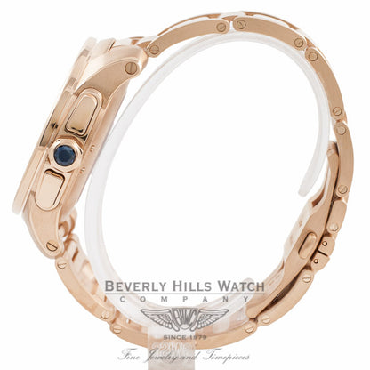 Cartier Calibre Rose Gold 42mm Chronograph  W7100047 ZHTG4H - Beverly Hills Watch Company Watch Store