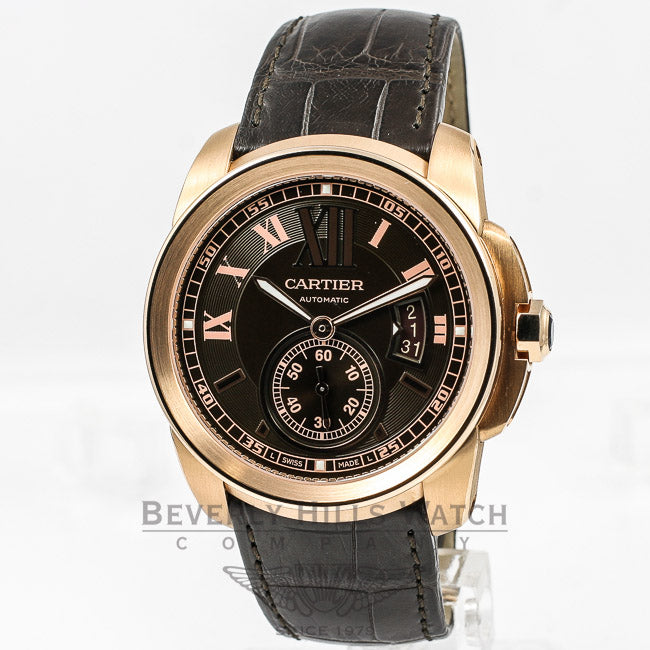 Cartier Calibre Watch W7100007 - Beverly Hills Watch Company