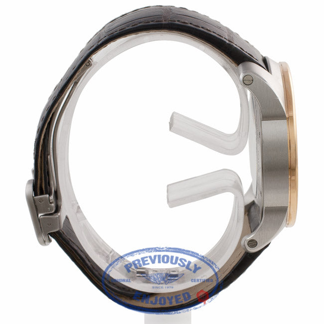 Cartier Calibre 42MM 18k Rose Gold Stainless Steel Chocolate Dial W7100051 090717 - Beverly Hills Watch Company Watch Store