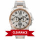 Cartier Calibre De Cartier Chronograph 42MM Stainless Steel 18k Rose Gold Bezel Silver Dial W7100042 16PBVB - Beverly Hills Watch Company Watch Store
