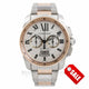 Cartier Calibre De Cartier Chronograph 42MM Stainless Steel 18k Rose Gold Bezel Silver Dial W7100042 16PBVB - Beverly Hills Watch Company Watch Store