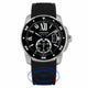 Cartier Calibre de Cartier Stainless Diver Steel Black Dial Rubber Strap W7100056 F4KYTM - Beverly Hills Watch Company