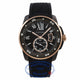 Cartier Calibre de Diver 42MM DCL Rose Gold Black Rubber Strap W2CA0004 L00809 - Beverly Hills Watch Company Watch Store