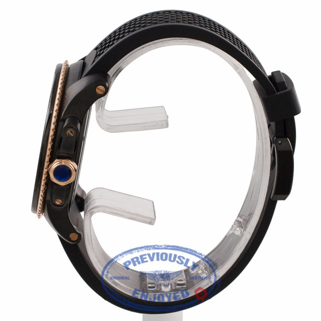 Cartier Calibre de Diver 42MM DCL Rose Gold Black Rubber Strap W2CA0004 L00809 - Beverly Hills Watch Company Watch Store