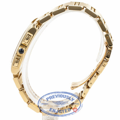 Cartier Chronoflex Tank Francaise 18k Yellow Gold W50005R2 J2PTFK Beverly Hills Watch Company Watch Store