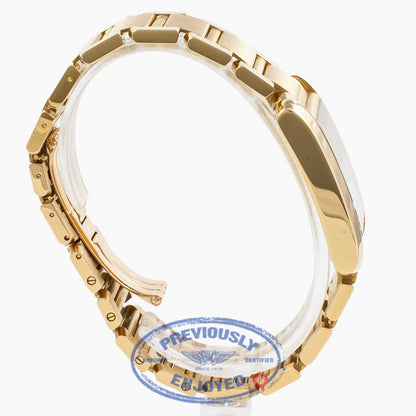 Cartier Chronoflex Tank Francaise 18k Yellow Gold W50005R2 J2PTFK Beverly Hills Watch Company Watch Store