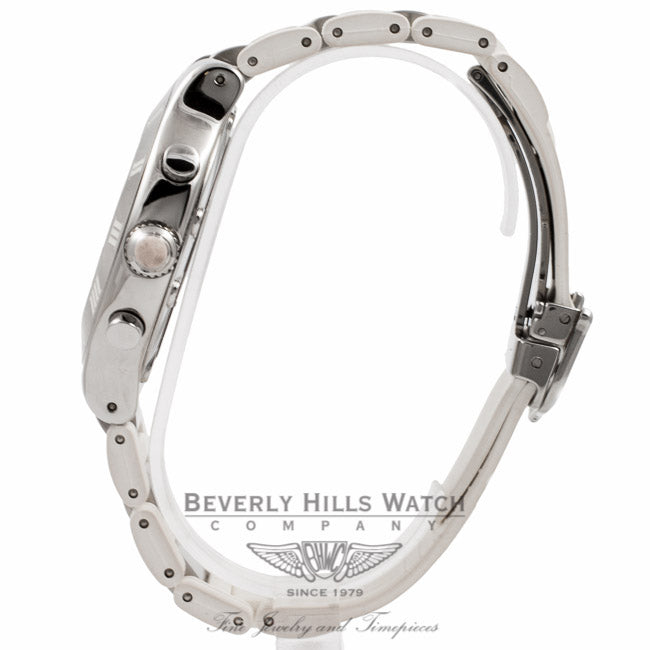 Cartier Must 21 Chronoscaph Ladies Watch White Rubber Strap W10184U2 Beverly Hills Watch Company Watches