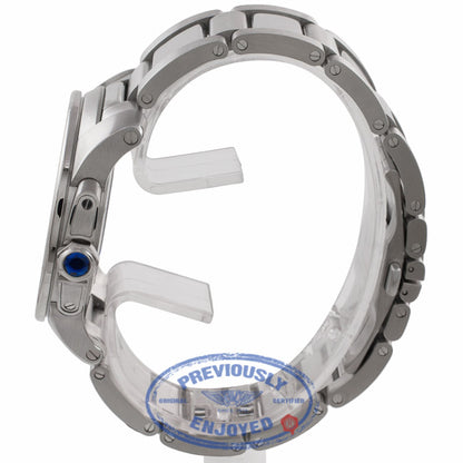 Cartier Calibre 42MM Automatic Stainless Steel Watch Black Dial W7100016 Z69J4A - Beverly Hills Watch Company Watch Store