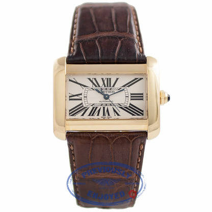 Cartier Divan Yellow Gold Watch W6300856 Beverly Hills Watch Company