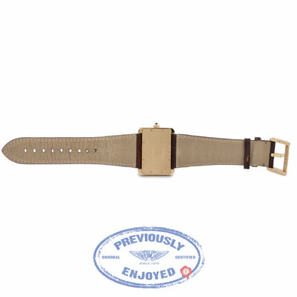 Cartier Divan Yellow Gold Watch W6300856 Beverly Hills Watch Company