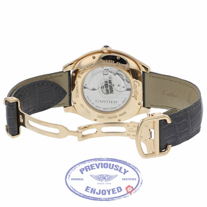 Cartier Drive Automatic 41mm 18K Rose Gold Slate Grey Dial Rose Gold WGNM0004 E7KD85 - Beverly Hills Watch