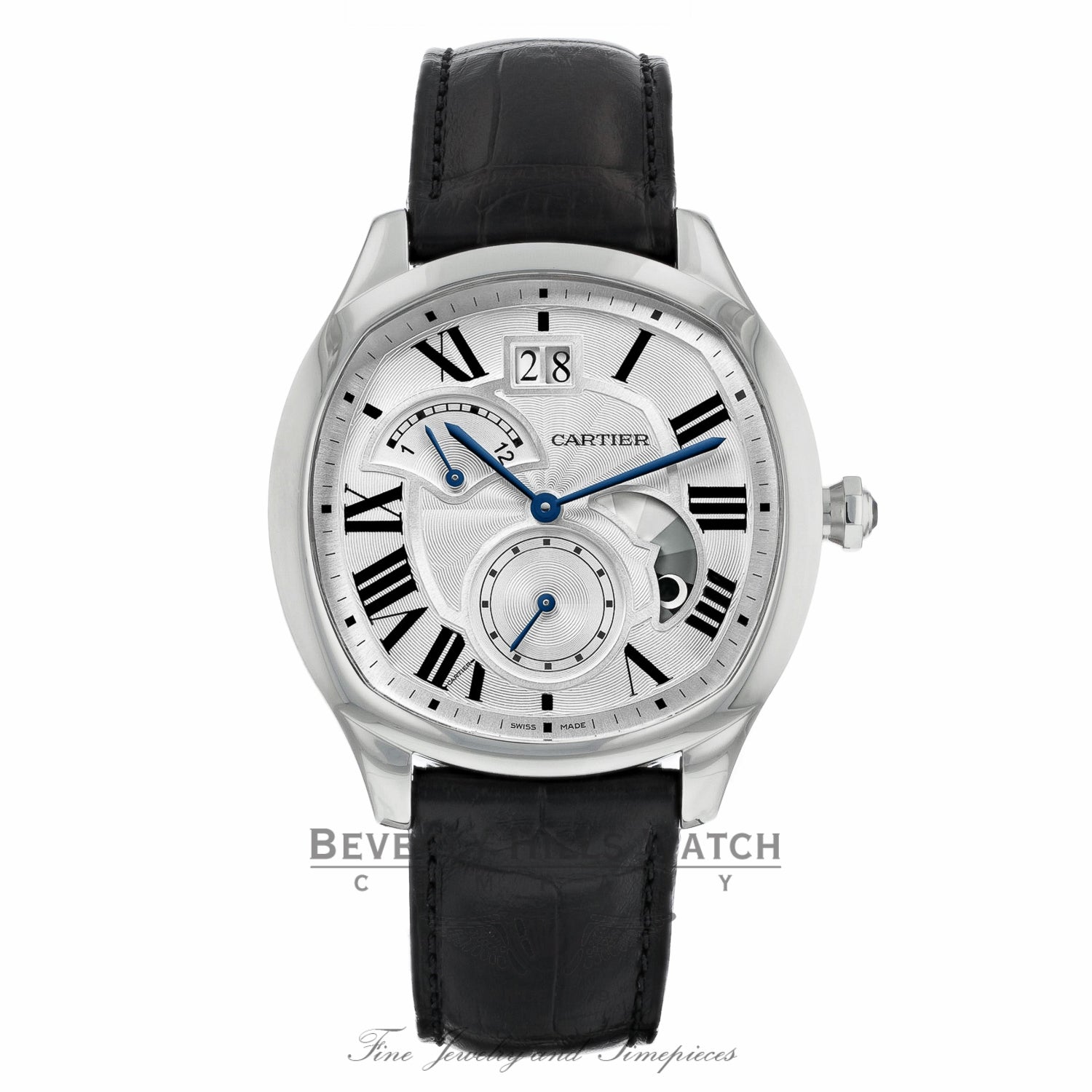 Cartier Drive Second Time Zone Day Night WSNM0005 QDZY7W - Beverly Hills Watch