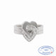 Cartier Hearts and Symbols Size 5 18K White Gold Diamonds B4064100 6UMITZ - Beverly Hills Watch