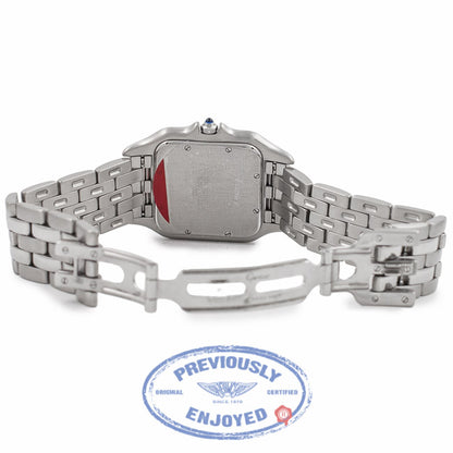 Cartier Panthere Jumbo Size Stainless Steel Silver Dial W25032P5 CEKMGG - Beverly Hills Watch Company Watch Store