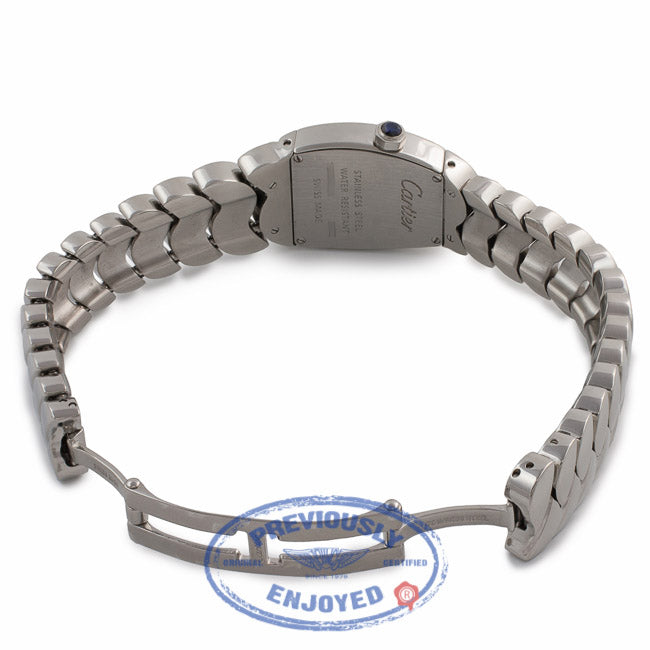 Cartier La Dona Small Stainless Steel Silver Dial W660012I WN5Y36 - Beverly Hills Watch Store