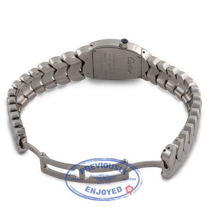 Cartier La Dona Small Stainless Steel Silver Dial W660012I WN5Y36 - Beverly Hills Watch Store