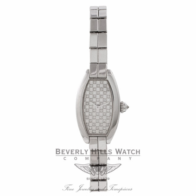Cartier Laniere Ladies White Gold Diamonds Dial Bracelet 2545/10757DM 7279 - Beverly Hills Watch Store