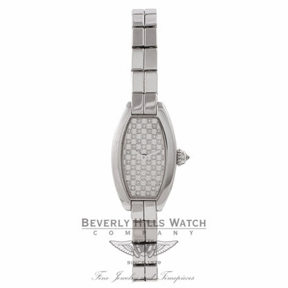Cartier Laniere Ladies White Gold Diamonds Dial Bracelet 2545/10757DM 7279 - Beverly Hills Watch Store