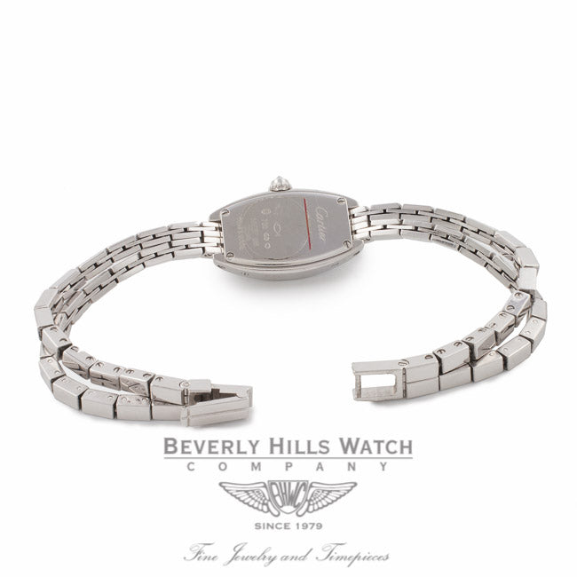 Cartier Laniere Ladies White Gold Diamonds Dial Bracelet 2545/10757DM 7279 - Beverly Hills Watch Store