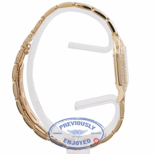 Cartier Panther 18K Yellow Gold Diamond Bezel and Case 02154 EHPACR - Beverly Hills Watch Company Watch Store