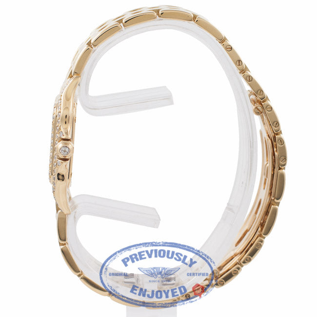 Cartier Panther 18K Yellow Gold Diamond Bezel and Case 02154 EHPACR - Beverly Hills Watch Company Watch Store