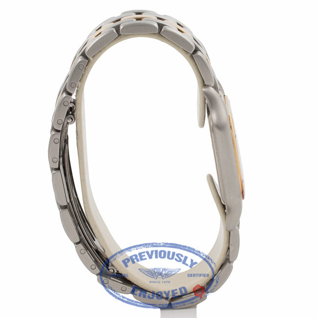 Cartier Panthere Medium Yellow Gold Stainless Steel White Dial WCAG0132 5TV54S - Beverly Hills Watch Company Watch Store