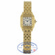 Cartier Panther Small 22mm 18k Yellow Gold White Dial Panther NQW8EM - Beverly Hills Watch Company