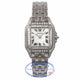 Cartier Panthere 18K White Gold Diamond Bezel A6DJK5 - Beverly Hills Watch Store