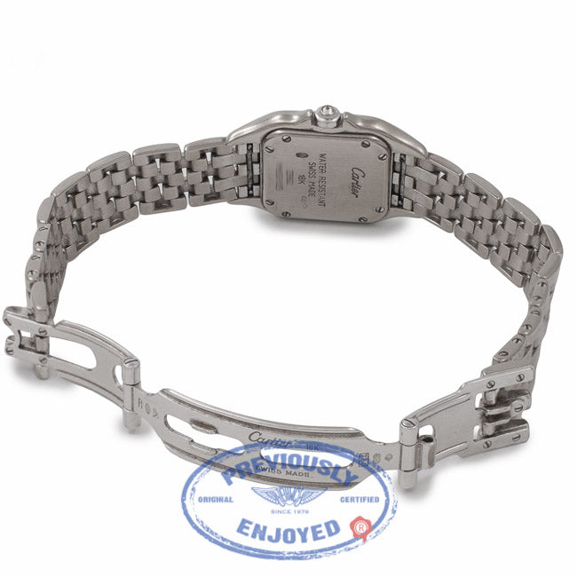 Cartier Panthere 18K White Gold Diamond Bezel A6DJK5 - Beverly Hills Watch Store