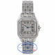 Cartier Panthere Ladies White Gold Diamond Bezel White Dial WF3091F3 LFENVW - Beverly Hills Watch Store
