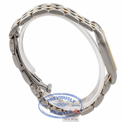 Cartier Panthere Medium Yellow Gold Stainless Steel White Dial WCAGO132 4HXXAS - Beverly Hills Watch Company Watch Store