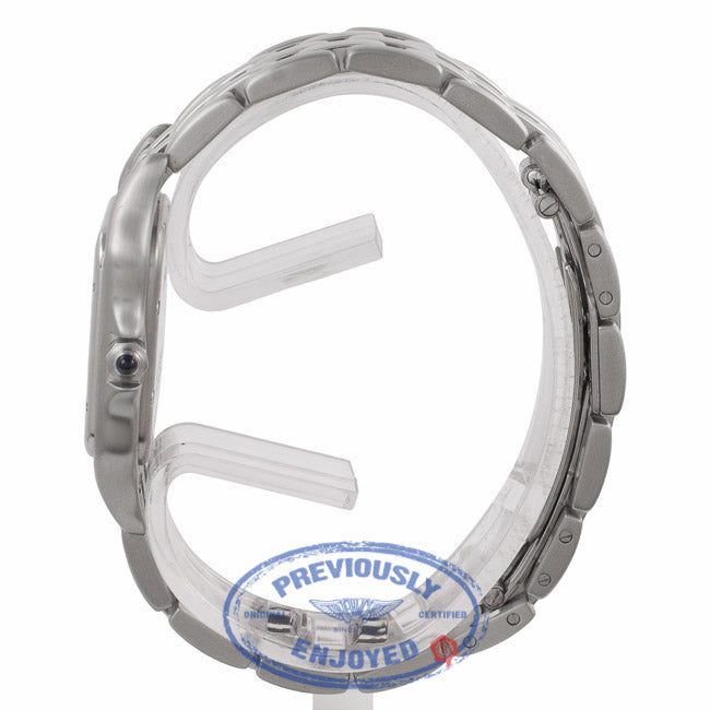 Cartier Panthere Midsize 27MM Stainless Steel Silver Dial Bracelet 1310 5I42C1 - Beverly Hills Watch Company Watch Store