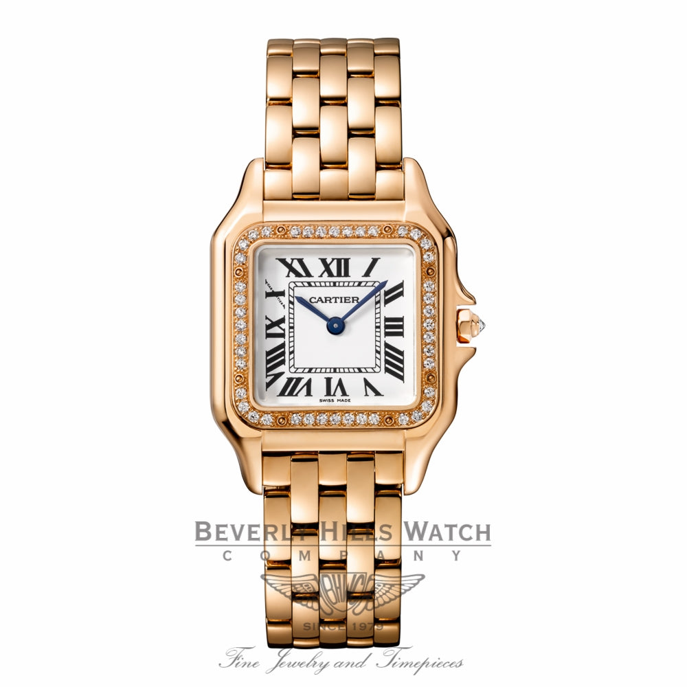 Cartier Panthere de Cartier Medium 18k Rose Gold with Diamonds WJPN0009 ATH9P0 - Beverly Hills Watch