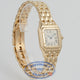 Cartier Panthere Yellow Gold Bracelet White Roman Numeral Dial Ladies Watch W25022B9 Beverly Hills Watch Company Watch Store