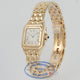 Cartier Panthere Yellow Gold Bracelet White Roman Numeral Dial Ladies Watch W25022B9 Beverly Hills Watch Company Watch Store