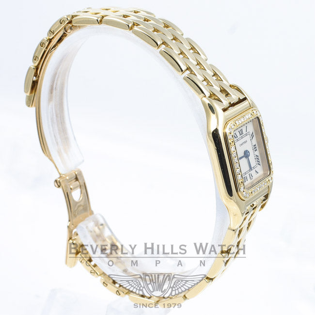 Cartier Panthere Yellow Gold Diamond Bezel WF3070B9 Beverly Hills Watch Company